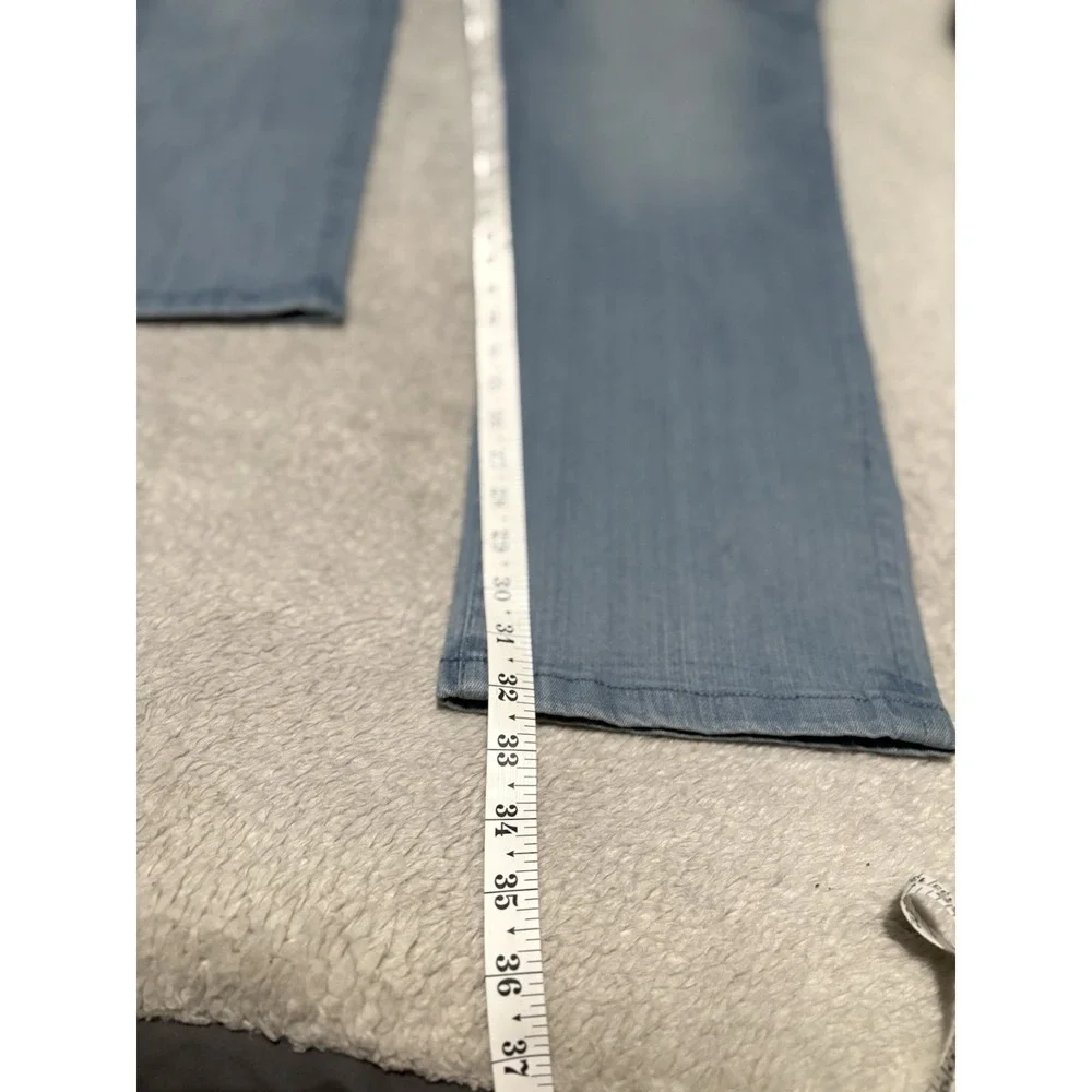 New Ben Sherman Men's Light Wash Straight Blue Denim Jeans Size 38x32 Pants
